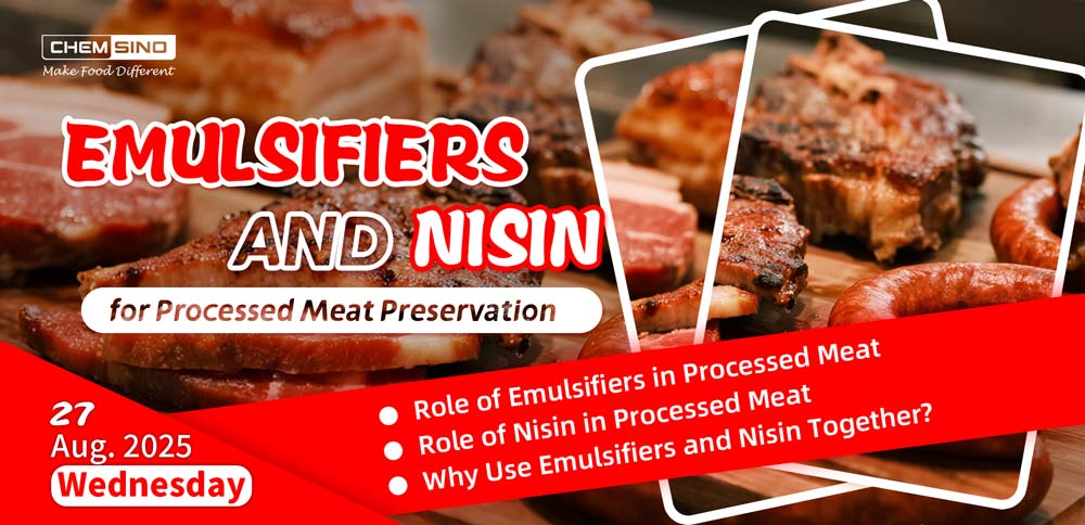 Emulsifiers and Nisin for Processed Meat Preservation
